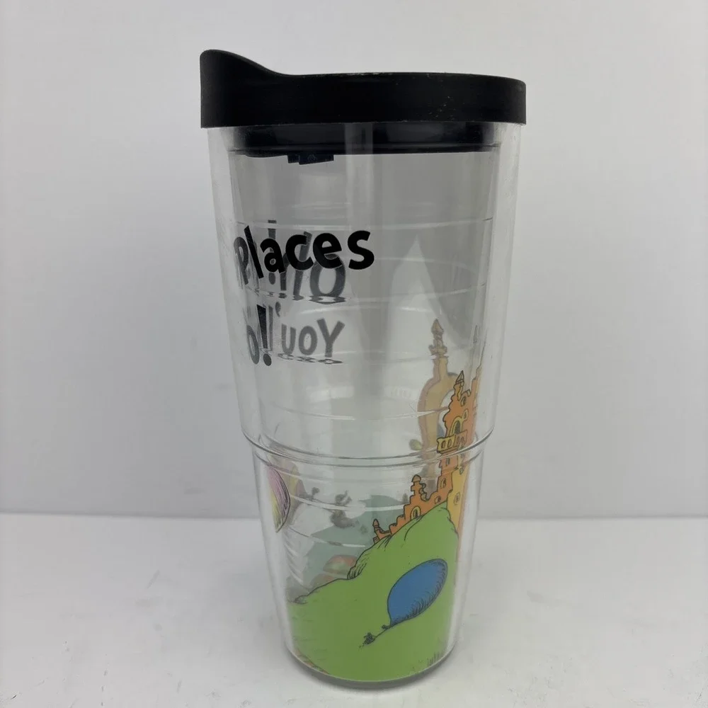 Tervis 24oz Double-Walled‎ Tumbler Dr. Suess Oh the Places You'll Go